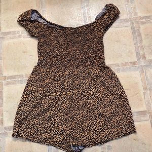 Leopard Romper